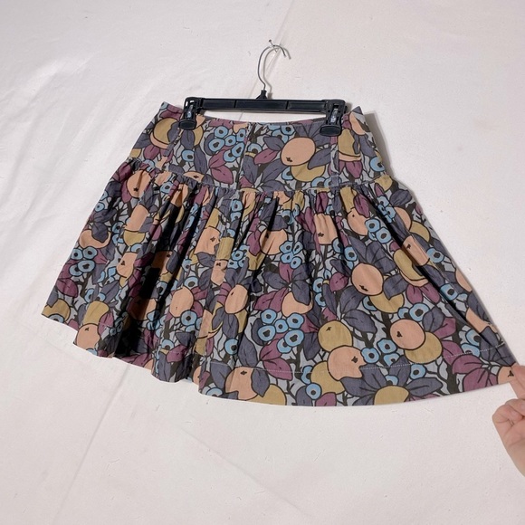 French Connection Fruit Print Fine Corduroy Mini Skirt 6 - Picture 11 of 13